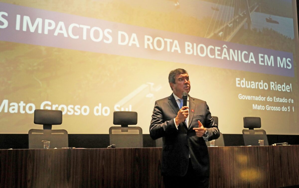 Crescimento econômico: Rota Bioceânica estará pronta em dois anos, avalia governador