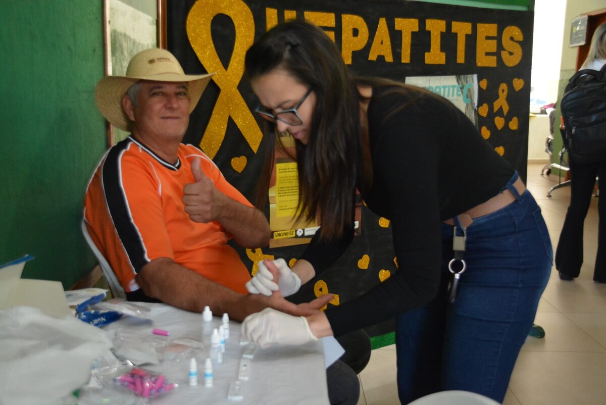 JULHO AMARELO – Em prevenção às hepatites virais, Saúde oferta 42 testes rápidos durante evento “Programa Saúde do Homem e da Mulher Rural” em Bataguassu