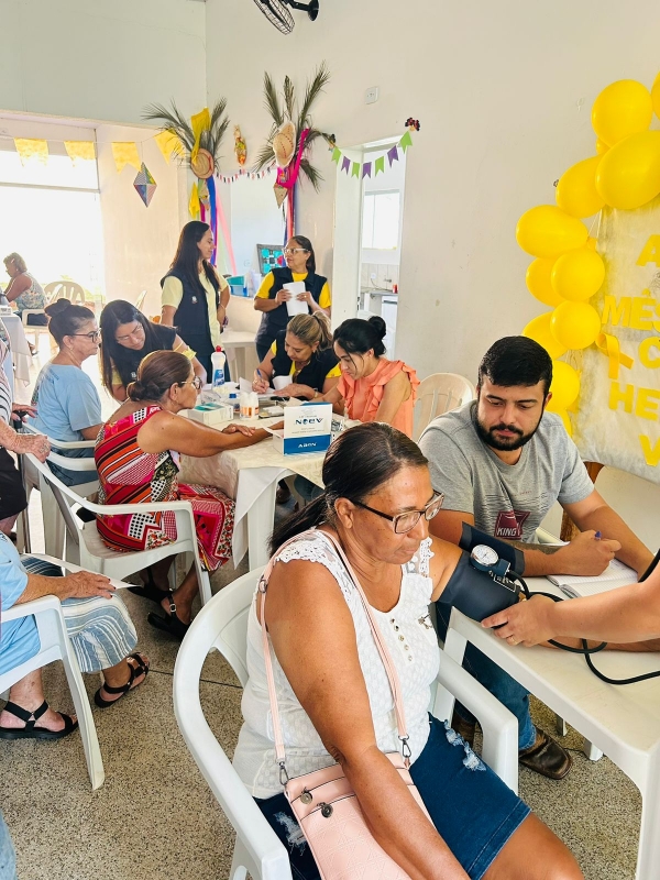 Julho Amarelo: Secretaria de Saúde realiza ações da campanha de prevenção às hepatites virais em Inocência