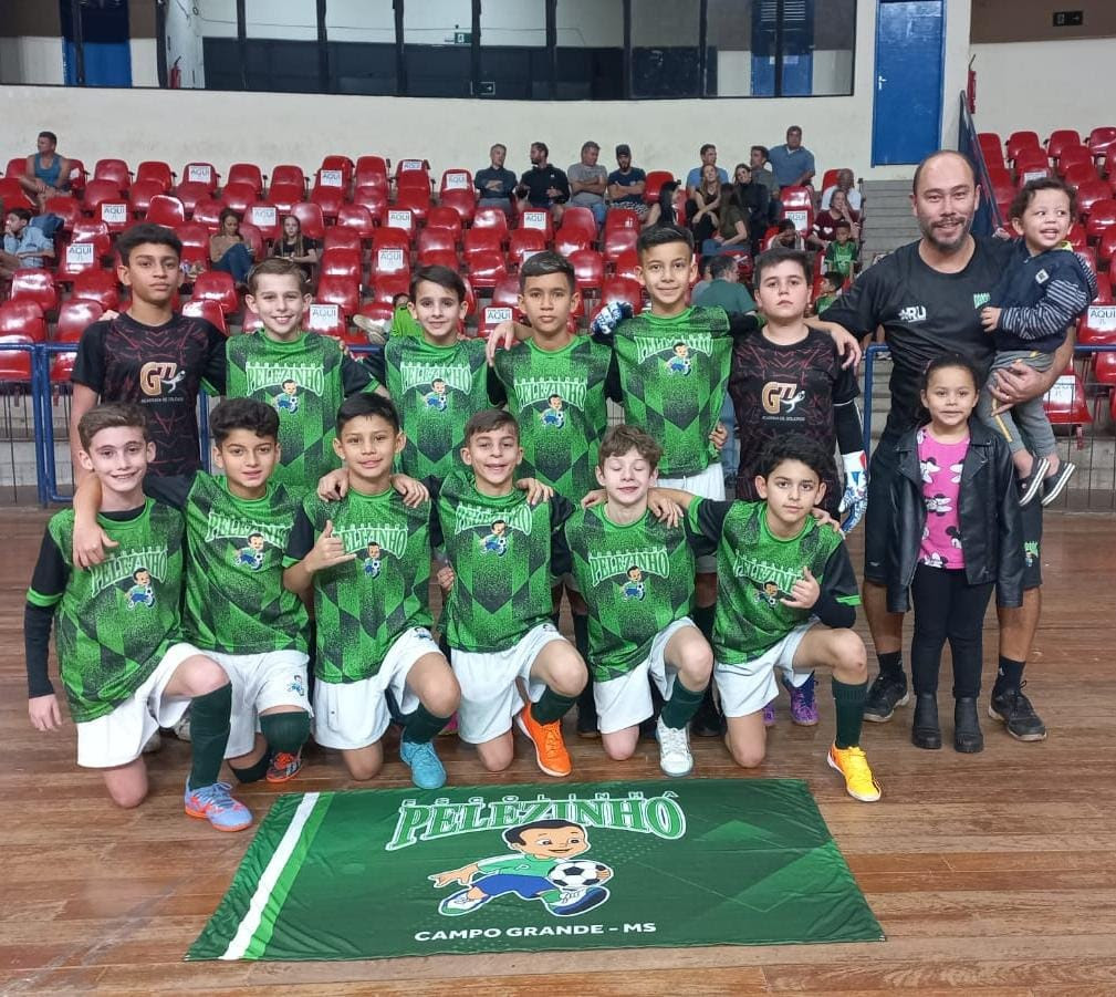 Escolinha Pelezinho leva o nome de MS à Taça Brasil Sub-11 de Futsal