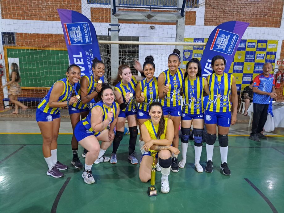 CAMPEONATO DE VOLEIBOL – RHM Dental/Azimute conquista taça de campeão 2023 nos dois naipes