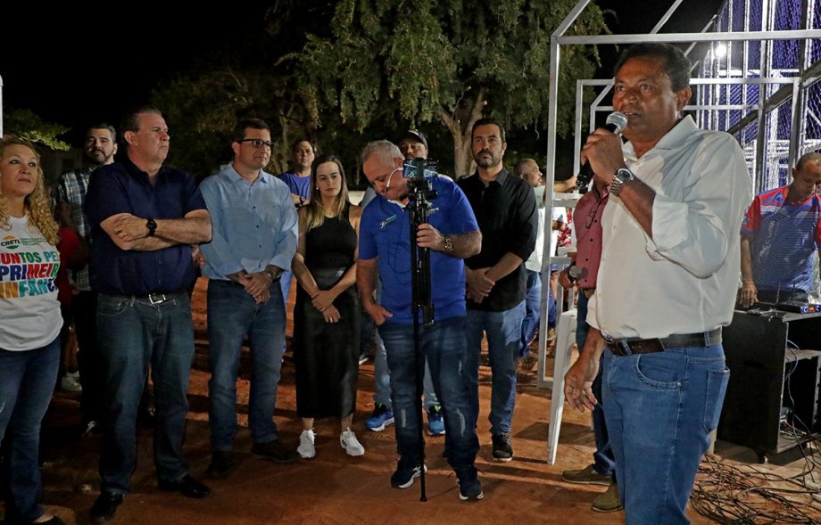 Prefeito Angelo Guerreiro inaugura a 1ª Arena MS Bom de Bola de Três Lagoas no bairro Vila Piloto