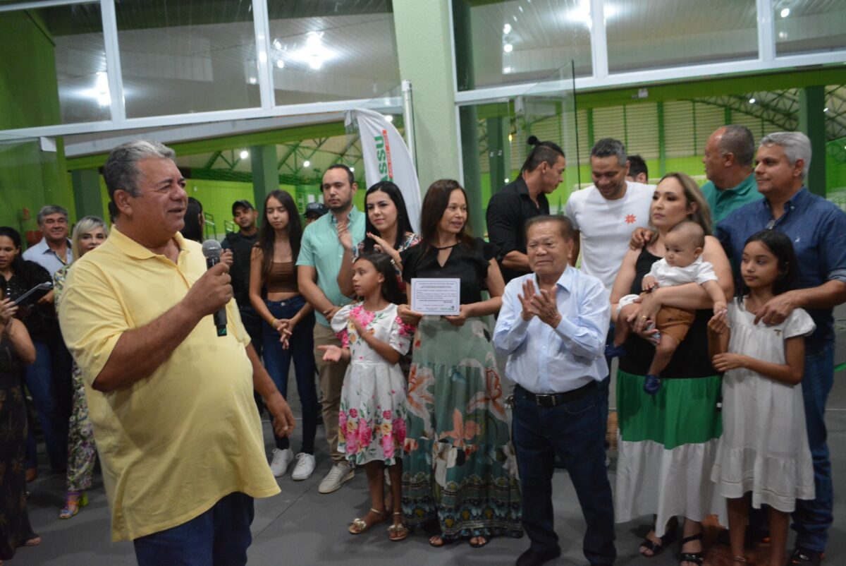 Com investimento de mais de R$ 1 milhão, prefeito Akira inaugura Ginásio Municipal de Esporte “José Luiz de Araújo” – Mazzaroppi