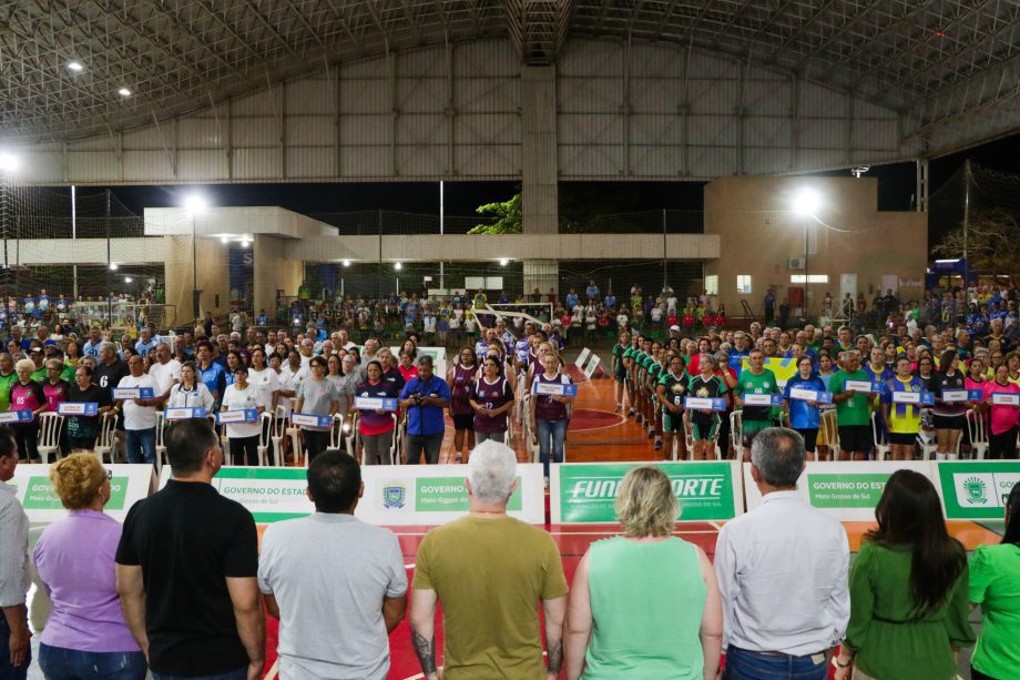 JOGOS DA MELHOR IDADE – Etapa disputada em Três Lagoas reúne cerca de 900 participantes até o dia 04 de outubro