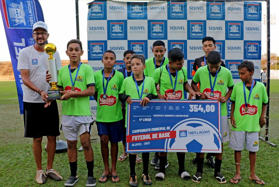 Confira quais times foram os campeões do campeonato de base sub-09, sub-13 e sub-17 de Três Lagoas