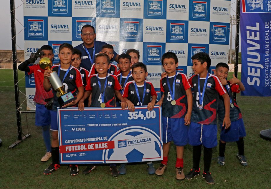 Confira quais times foram os campeões do campeonato de base sub-09, sub-13 e sub-17 de Três Lagoas