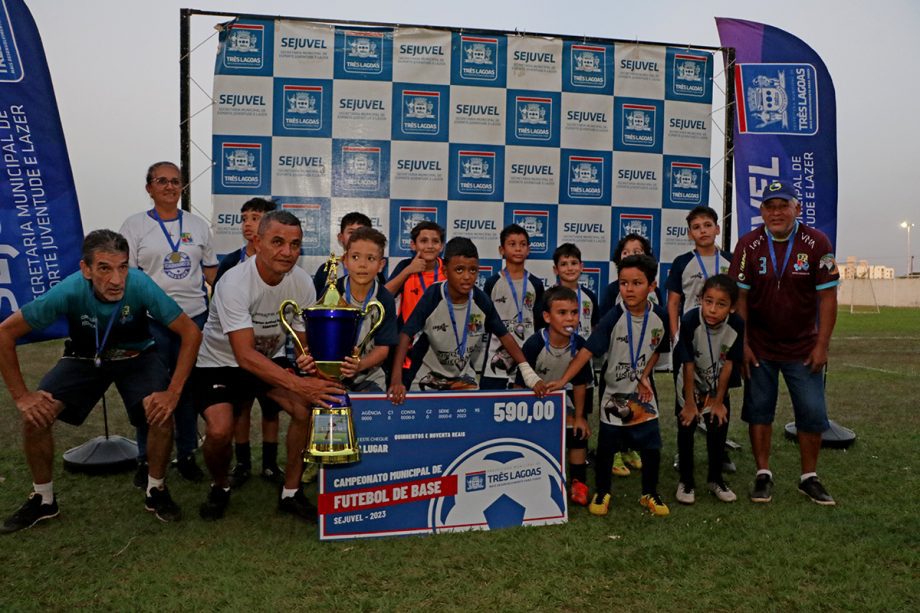 Confira quais times foram os campeões do campeonato de base sub-09, sub-13 e sub-17 de Três Lagoas