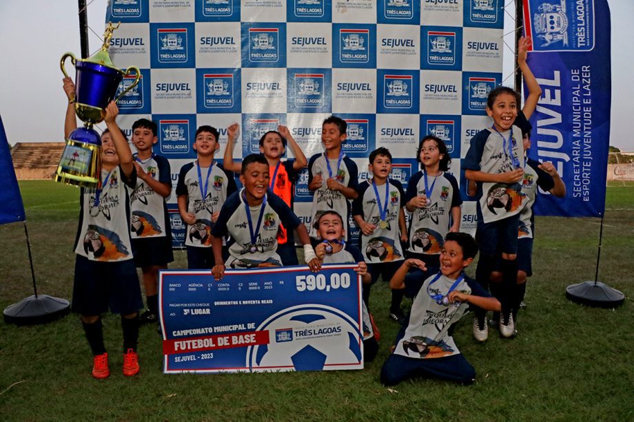 Confira quais times foram os campeões do campeonato de base sub-09, sub-13 e sub-17 de Três Lagoas