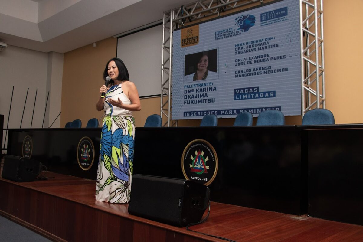 Profissionais da segurança pública participam de evento sobre saúde mental