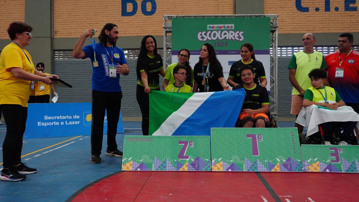 MS conquista 105 medalhas e é vice-campeão da etapa regional das Paralimpíadas Escolares