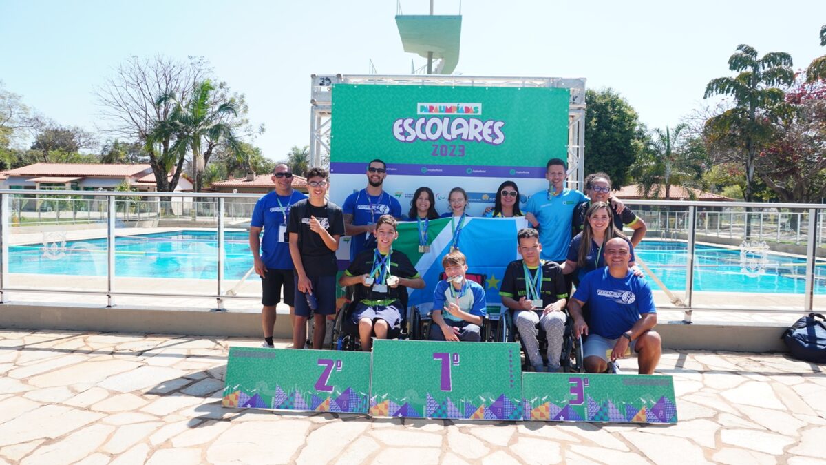 MS conquista 105 medalhas e é vice-campeão da etapa regional das Paralimpíadas Escolares