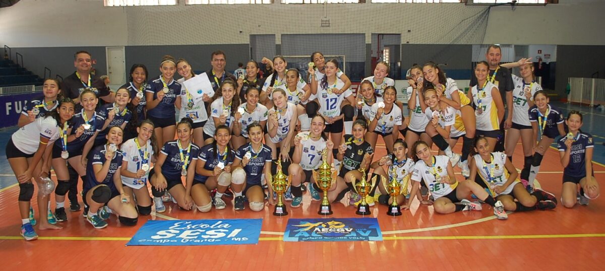 Equipes da Capital vencem o Campeonato Estadual Sub-17 de Voleibol