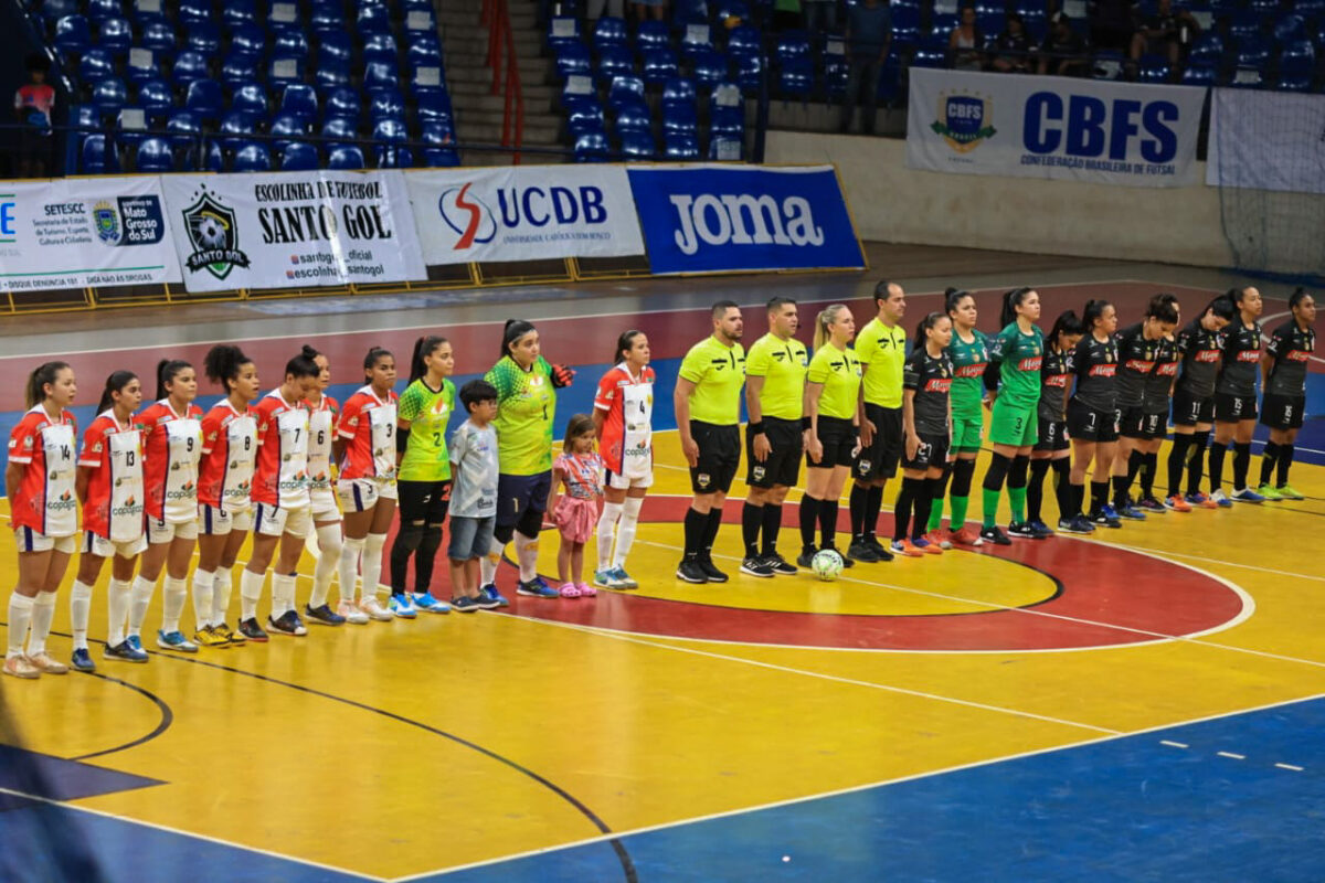 Em jogo eletrizante, Serc/UCDB e Taboão empatam pela Copa do Brasil de futsal feminino