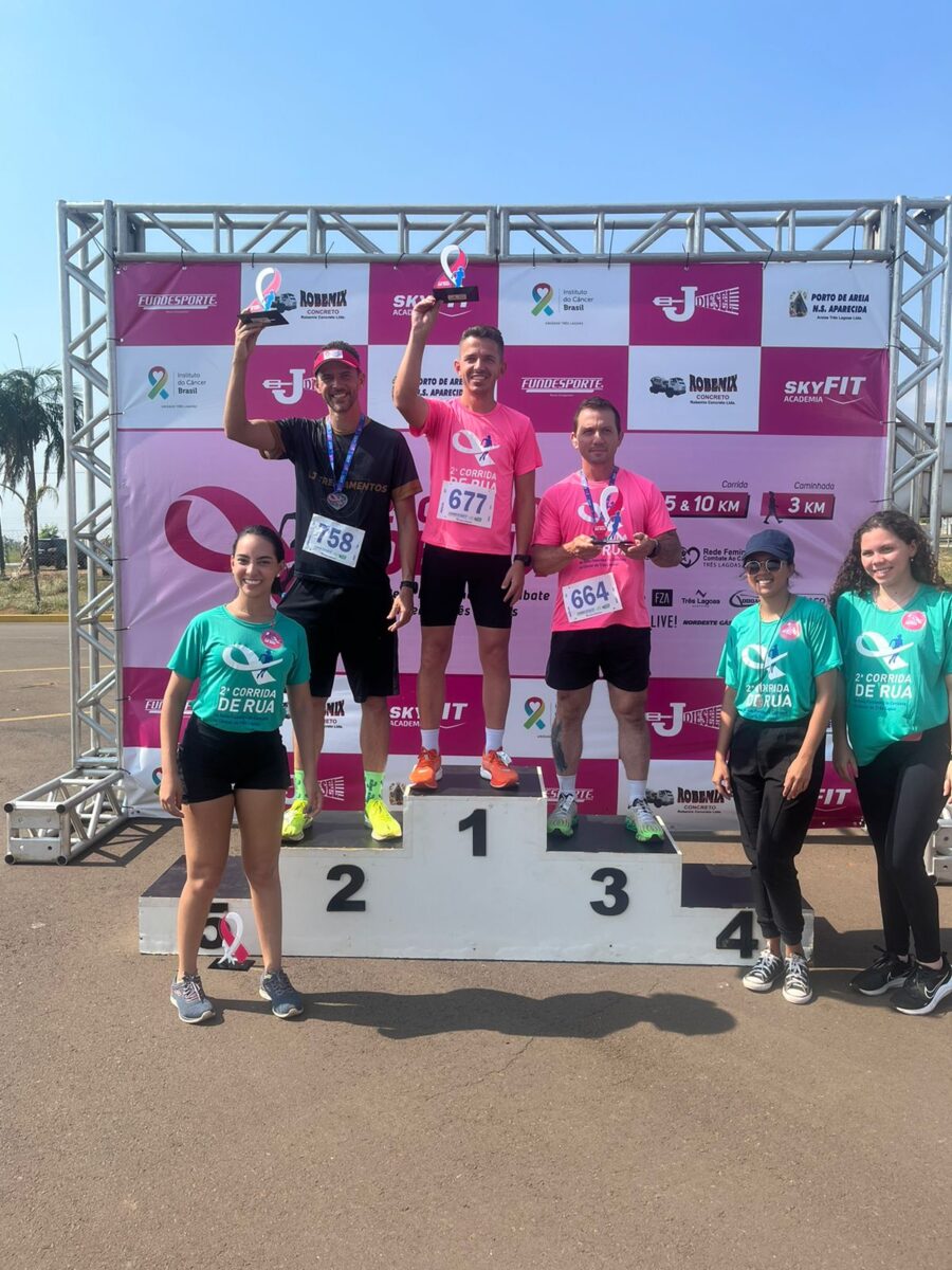 PM de Três Lagoas realiza policiamento na 2ª Corrida da Rede Feminina de Combate ao Câncer