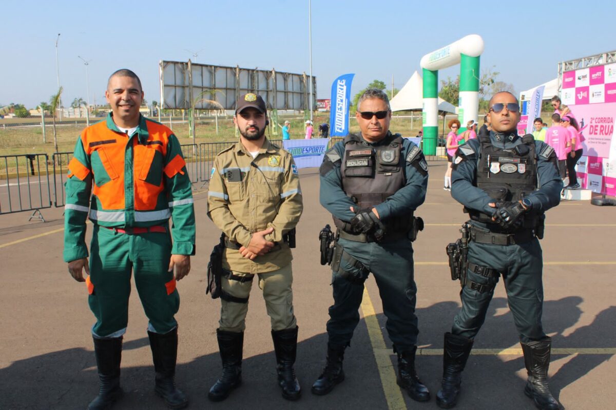 PM de Três Lagoas realiza policiamento na 2ª Corrida da Rede Feminina de Combate ao Câncer