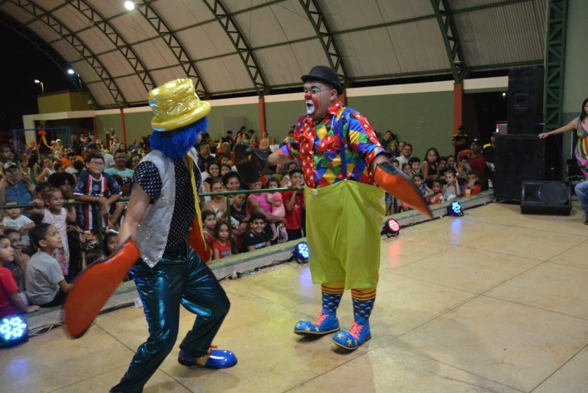 Com atrações circenses, Prefeitura de Bataguassu celebra Dia das Crianças no Distrito de Nova Porto XV