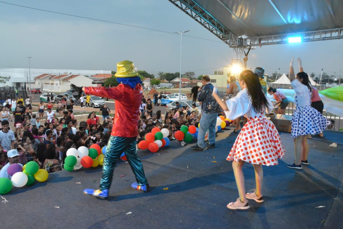 Com festa organizada pela Prefeitura, Dia das Crianças é comemorado de forma antecipada no município