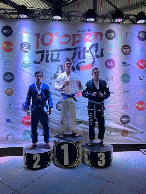 Atletas de Três Lagoas conquistam 4 medalhas de Ouro no 10º Open de Jiu-Jitsu em Dracena