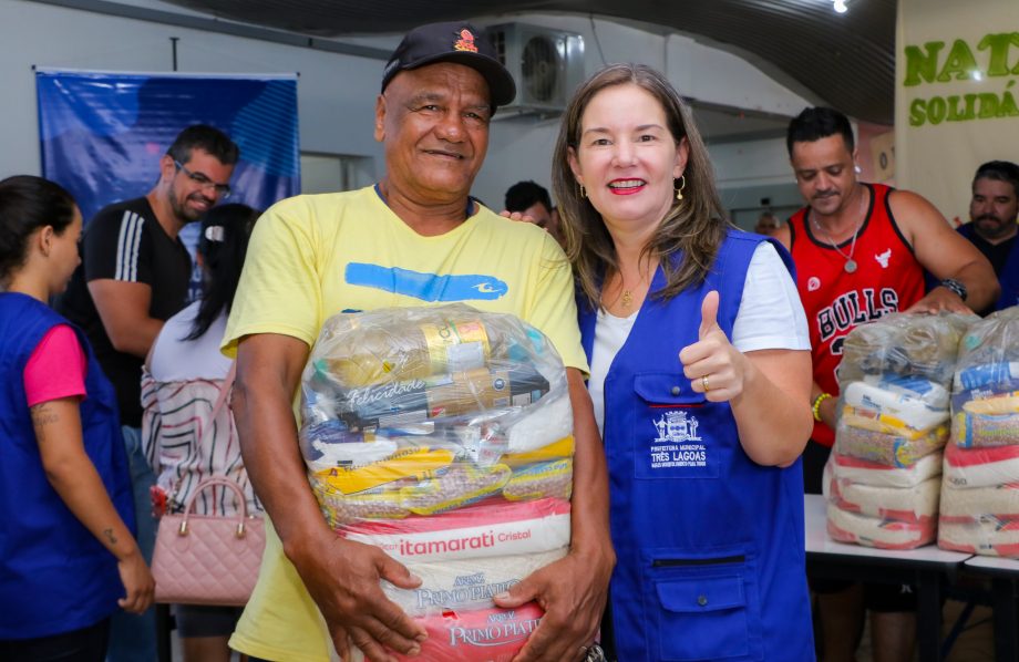 Assistência Social encerra entregas das cestas da Campanha Natal Solidário para 4.724 famílias de Três Lagoas