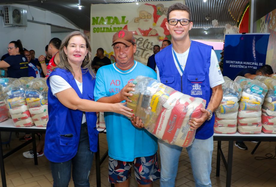 Assistência Social encerra entregas das cestas da Campanha Natal Solidário para 4.724 famílias de Três Lagoas