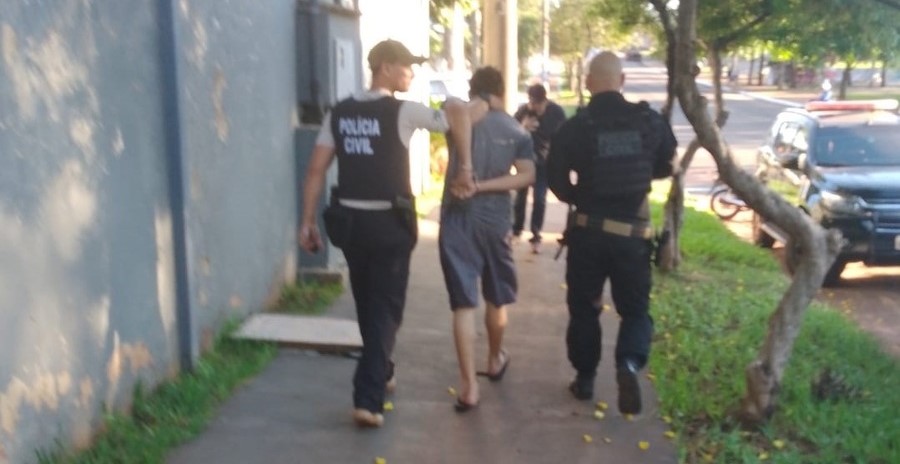 Com apoio de helicóptero da Sejusp, varias pessoas envolvidas com o crime organizado foram presas em Nova Andradina