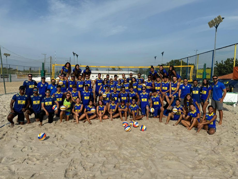 Três-lagoenses brilham no primeiro Camp 2024 da seleção de vôlei de praia da CBV