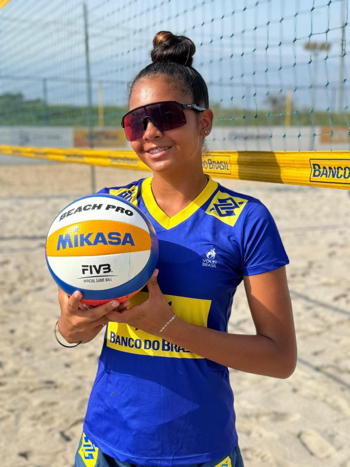 Três-lagoenses brilham no primeiro Camp 2024 da seleção de vôlei de praia da CBV