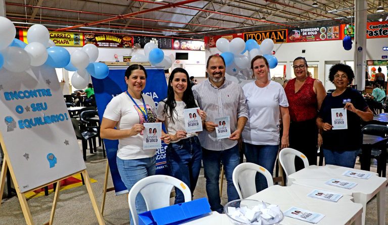 VISAT e RAPS promovem ação pelo Janeiro Branco na Feira Central Turística