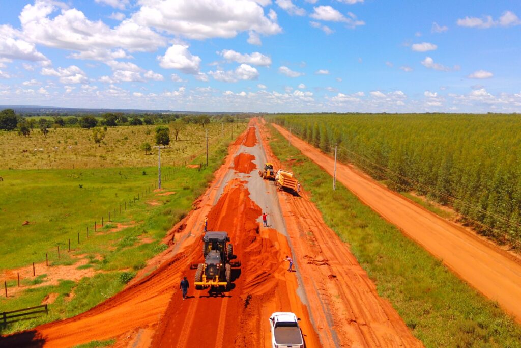Obras em rodovias encurtam caminho entre Ribas e Camapuã e levam desenvolvimento à região