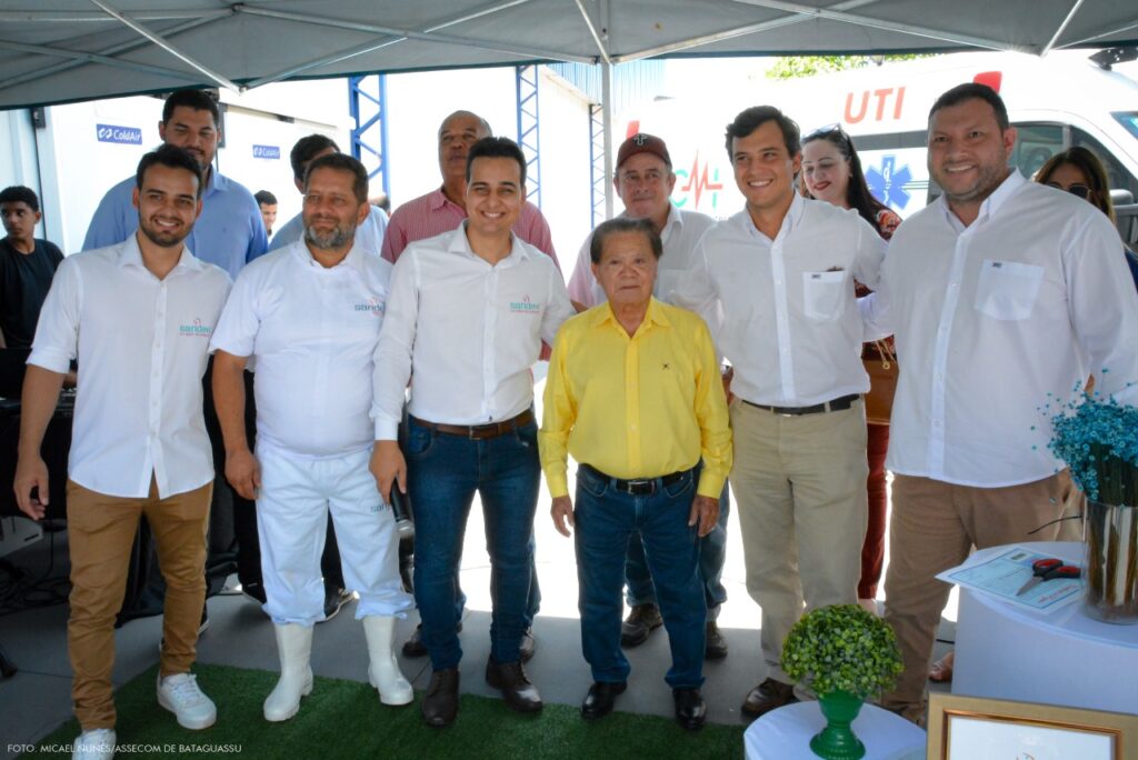 Prefeito Akira prestigia inauguração de frigorífico de peixe Sandevi em Bataguassu