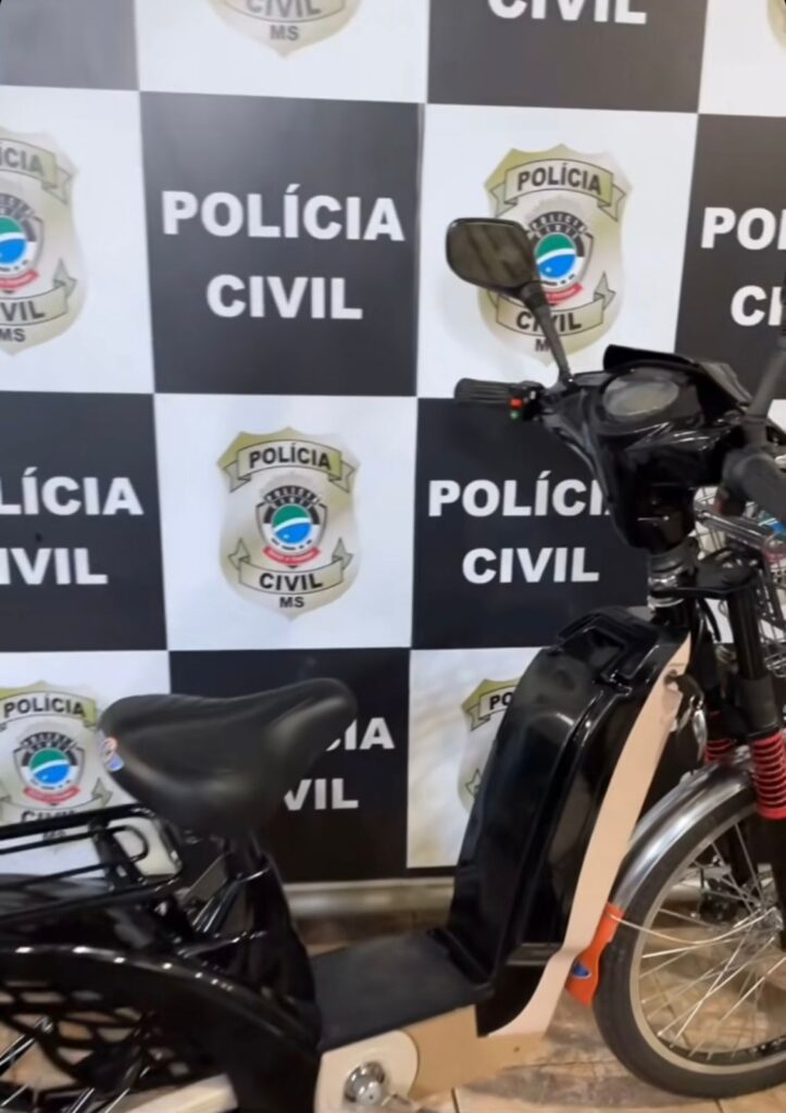 Polícia Civil recupera bicicleta elétrica, moto e celular subtraídos em Nova Andradina