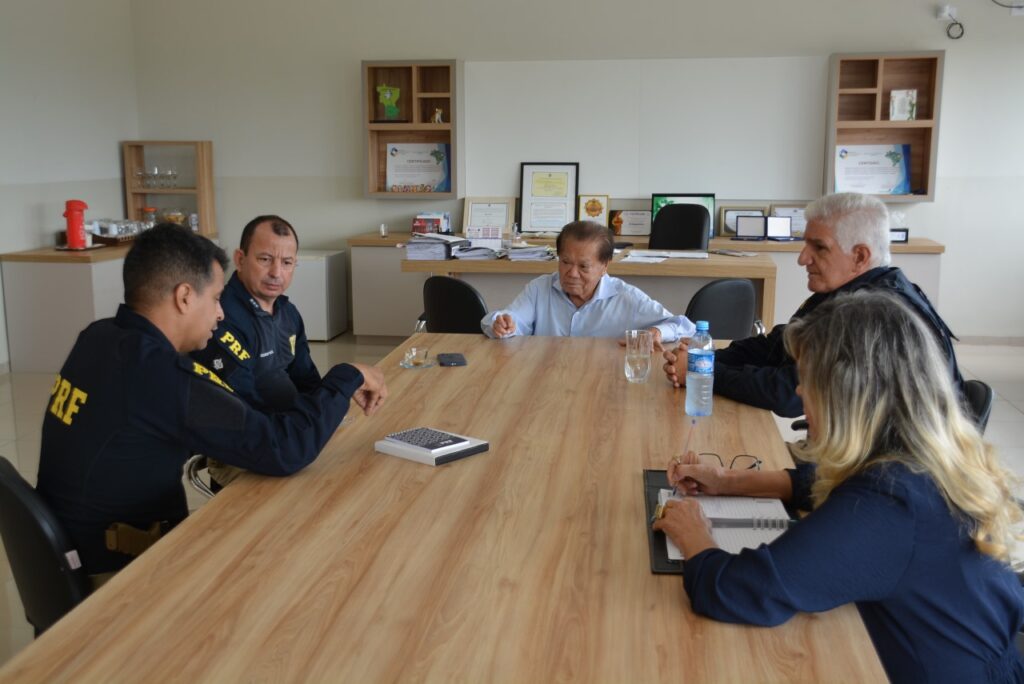 Akira recebe visita institucional do superintendente substituto da PRF em MS