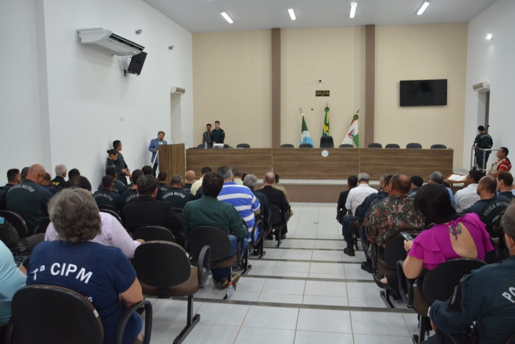 Akira prestigia passagem de comando da 7ª Companhia Independente de Polícia Militar em Bataguassu