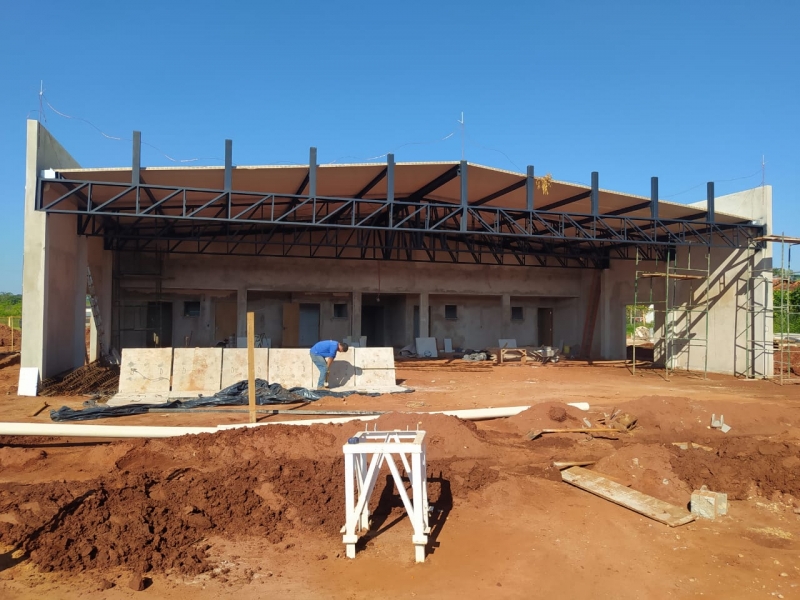 Construção do Centro de Referência Médica em Brasilândia segue em ritmo acelerado