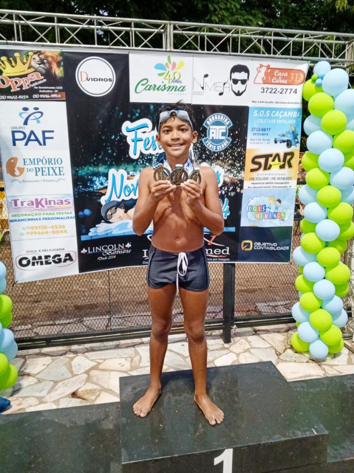 PROMESSAS DA NATAÇÃO – Jovens atletas de Três Lagoas conquistam 51 medalhas em Festival