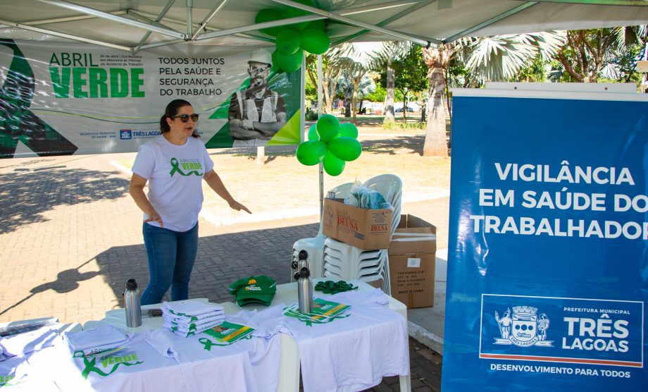 Mais uma ação em alusão ao Abril Verde destacou prevenção de acidentes de trânsito durante o trabalho