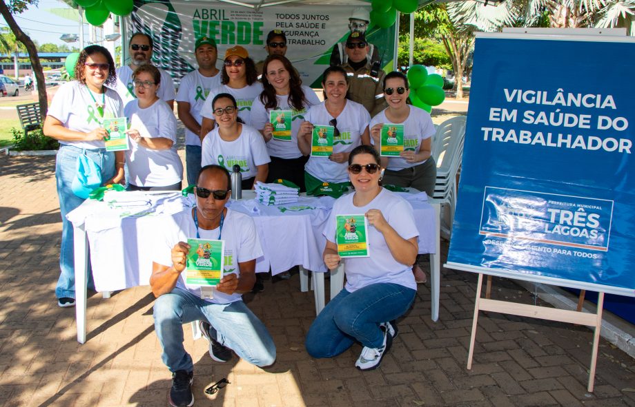 Mais uma ação em alusão ao Abril Verde destacou prevenção de acidentes de trânsito durante o trabalho