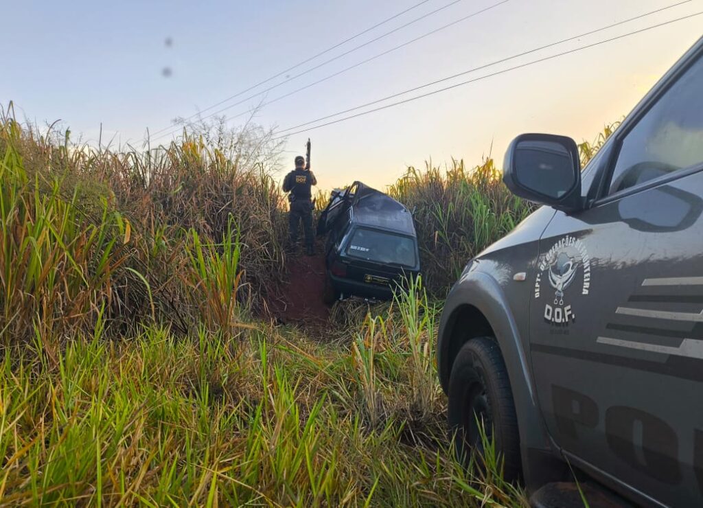 Veículo carregado com maconha é recuperado pelo DOF em Itaquiraí