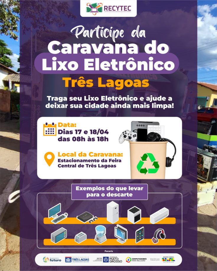 SEMEA, em parceria com a Recytec, realizam ação de coleta de lixo eletrônico nesta semana