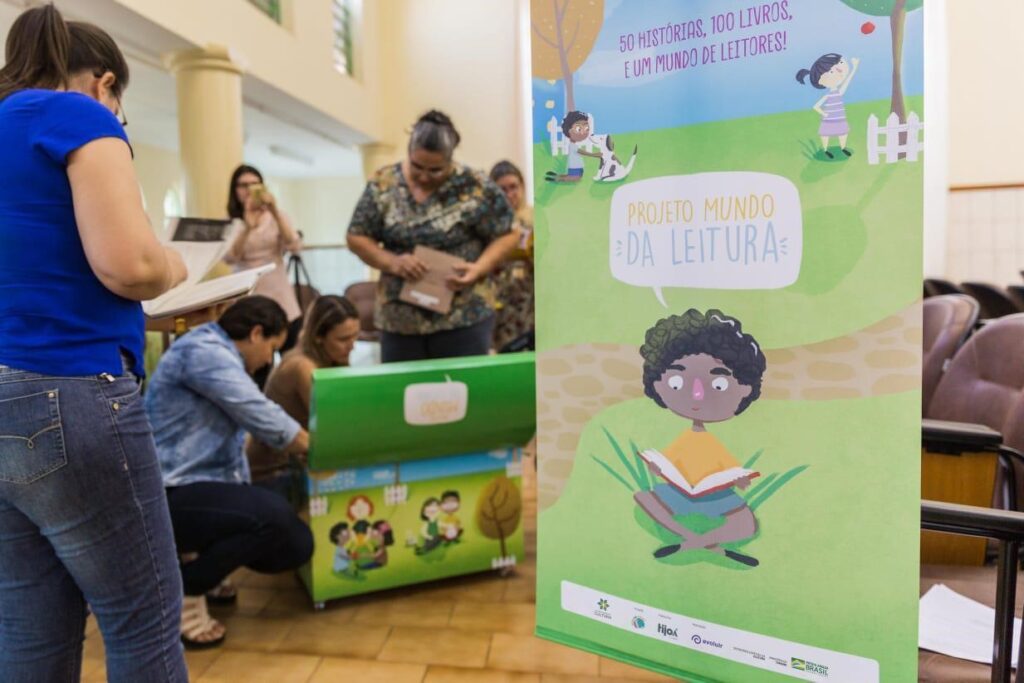 Ministério da Cultura, Evoluir e Tijoá levam o projeto Mundo da Leitura a escolas públicas de Ilha Solteira