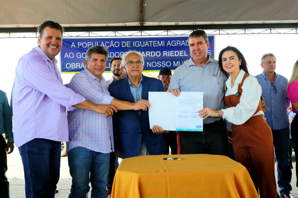 Governo de MS investe R$ 14,1 milhões para saneamento básico e recapeamento em Iguatemi