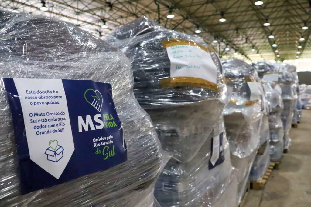 MS Pela Vida: doações ao povo gaúcho aproximam sul-mato-grossenses de quem perdeu tudo com as enchentes