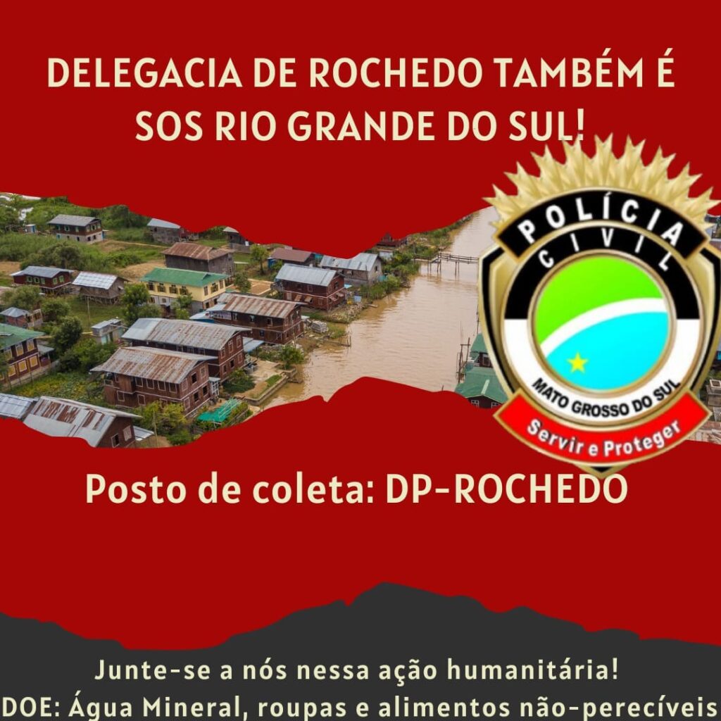 Polícia Civil arrecada doações em operação “Apoio ao Sul” para vítimas de inundações no RS