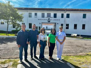 Equipe do Detran-MS faz visita técnica à Marinha de Ladário e conhece Projeto Soldado Cidadão