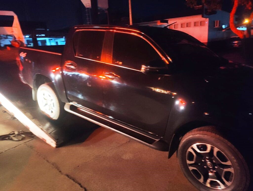 2º BPM apreende Hilux adulterada e roubada de MG em Três Lagoas