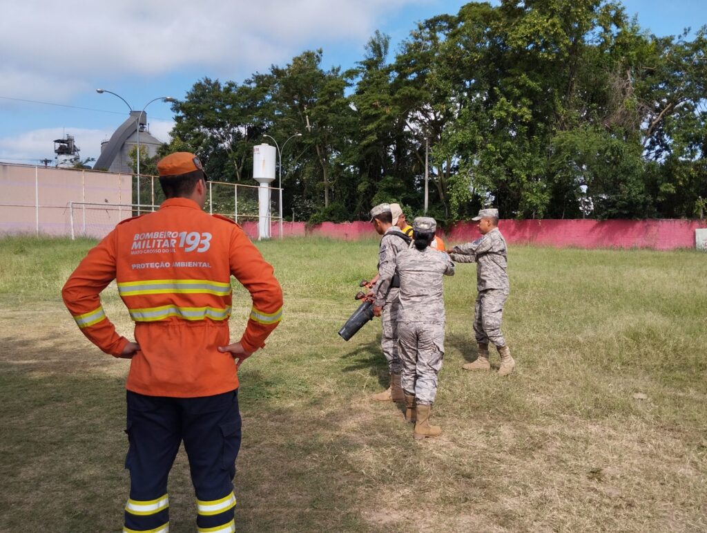 Incêndios florestais no Pantanal e em Naviraí mobilizam bombeiros de MS