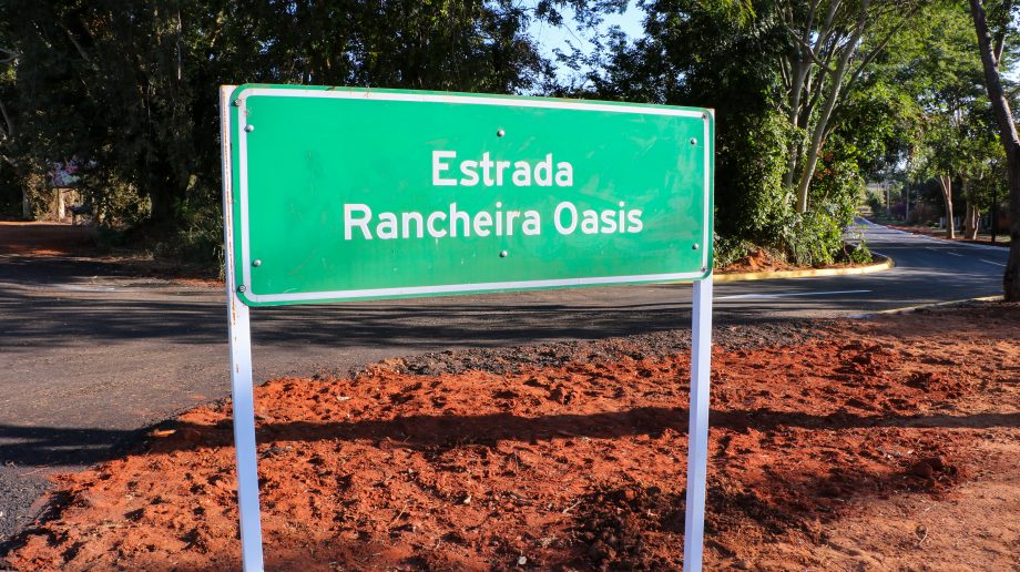 SEINTRA finaliza asfalto na estrada rancheira “Oásis”