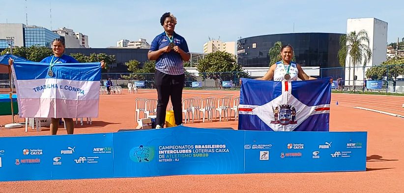 Vitória Barreto conquista medalha de bronze no Campeonato Brasileiro de Atletismo Sub-20