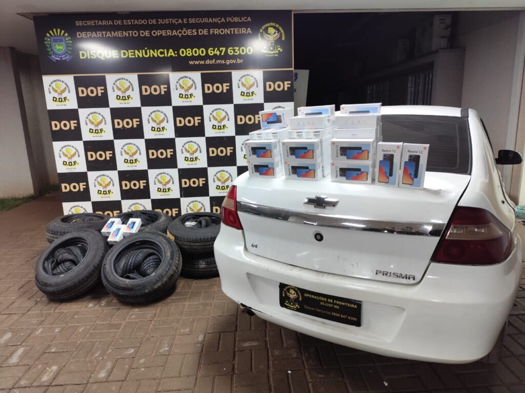 Veículos com produtos ilegais são apreendidos pelo DOF em Maracaju
