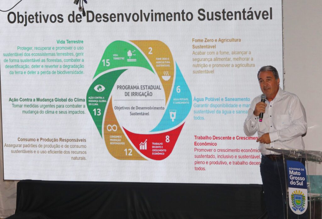 Com sustentabilidade, Governo de MS lança programa para aumentar área irrigada e produção
